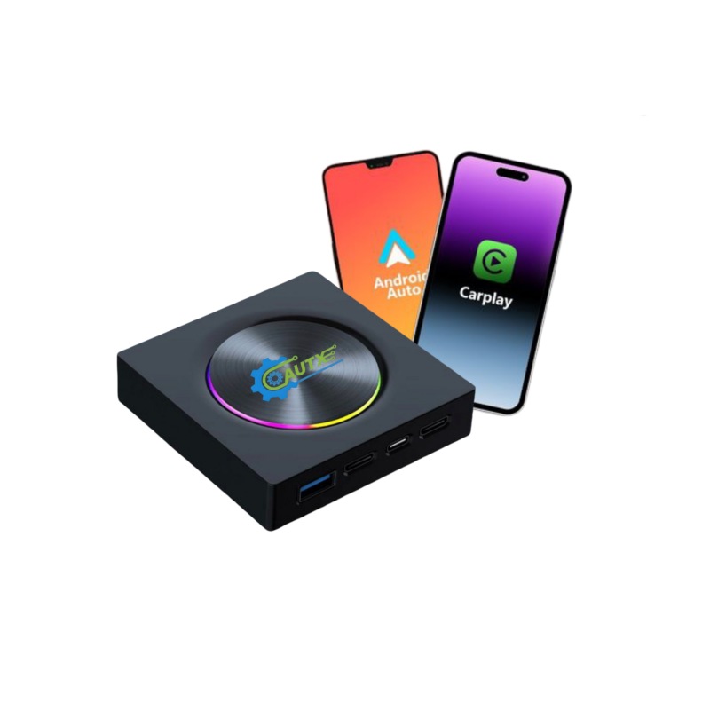 AUTX Car Android Box Wireless Carplay Adapter With Sim Netflix Youtube