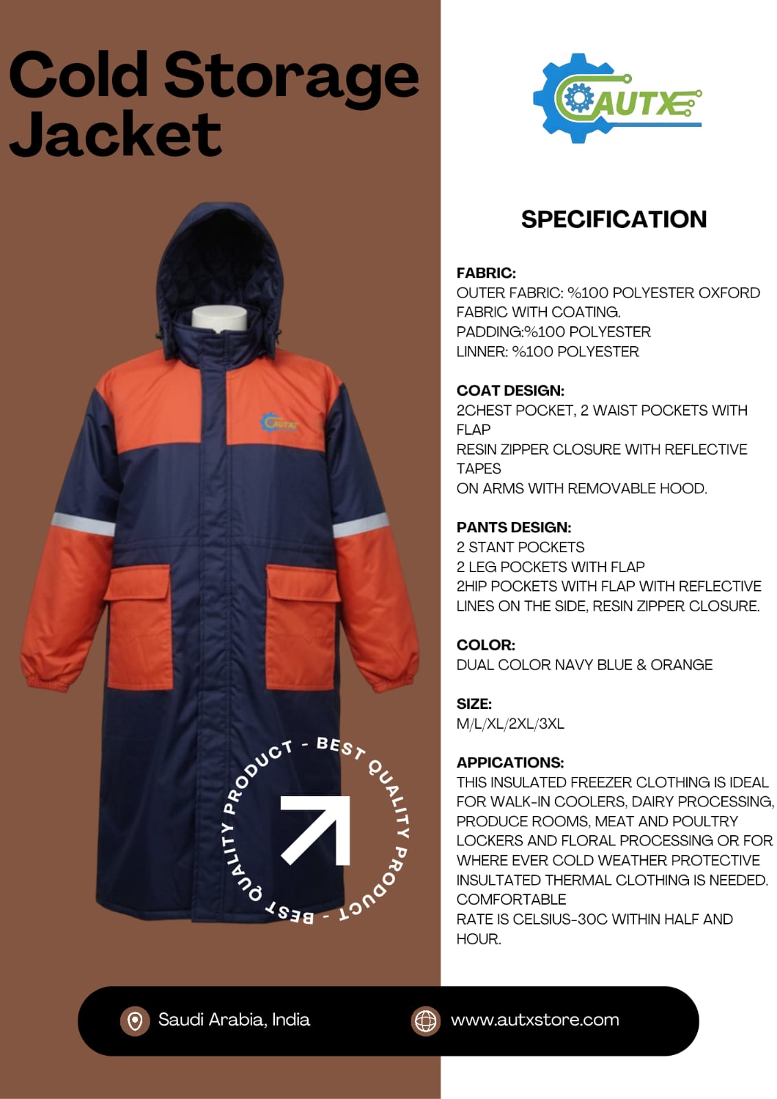 Cold Storage Jacket Long - Image 4